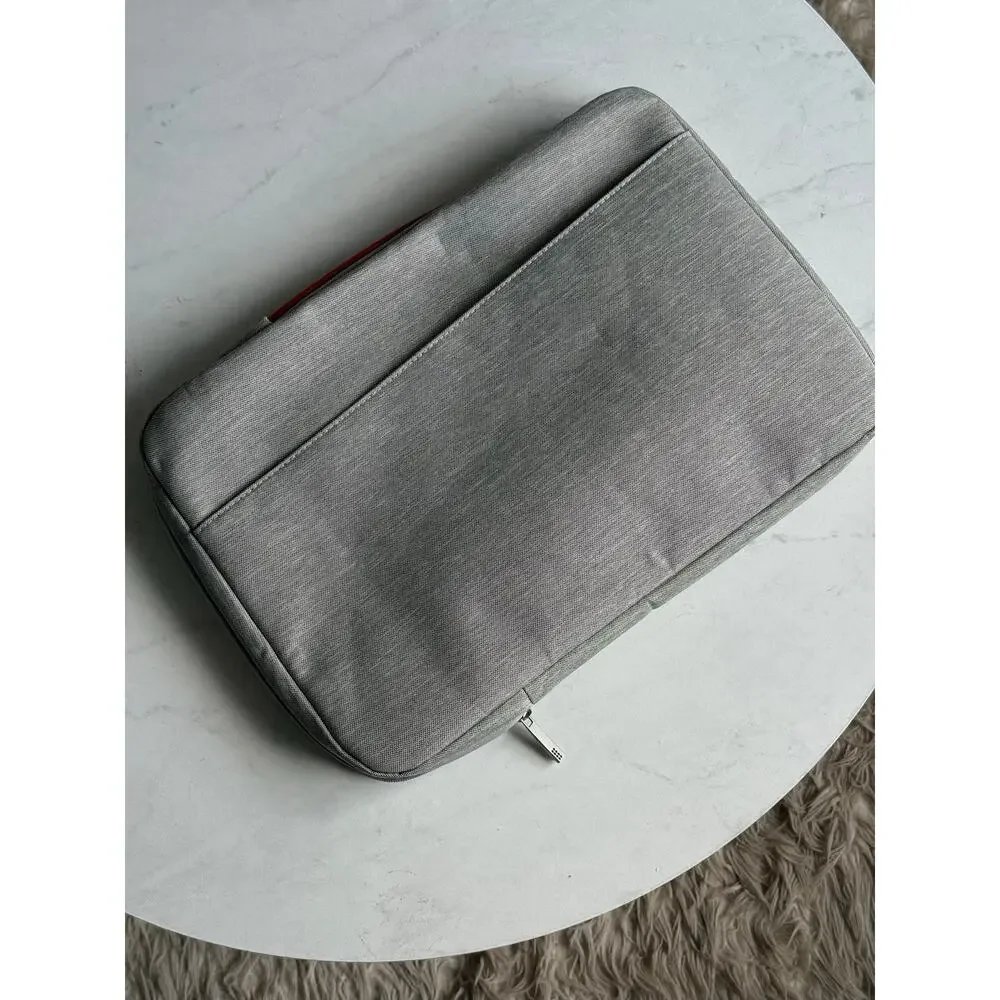 Lacdo 15-15.6” Laptop Sleeve Case Gray Shockproof Water Resistant Carrying Bag